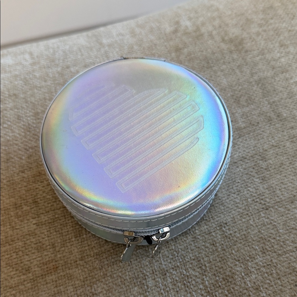Holographic Round Jewelry Case